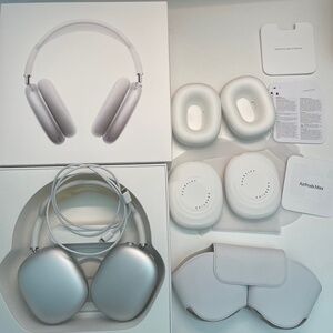 Full Set Apple AirPods Max 1st Gen (A2096) Over Ear Headphones - Silver casetify